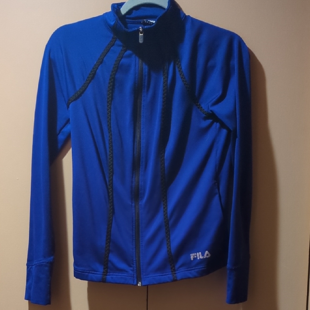 Fila Royal Blue Jacket with Black Trim